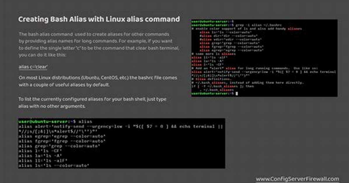 How Do I Create a Bash Alias?