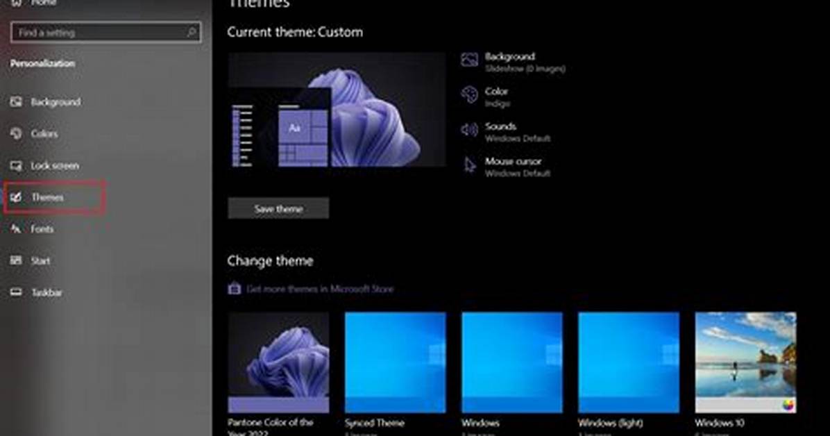 How Do I Create a Custom Theme in Windows 10?