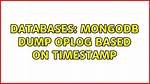 How Do I Create a Mongodb Dump of My Database?