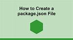 How Do I Create a Package Json File?