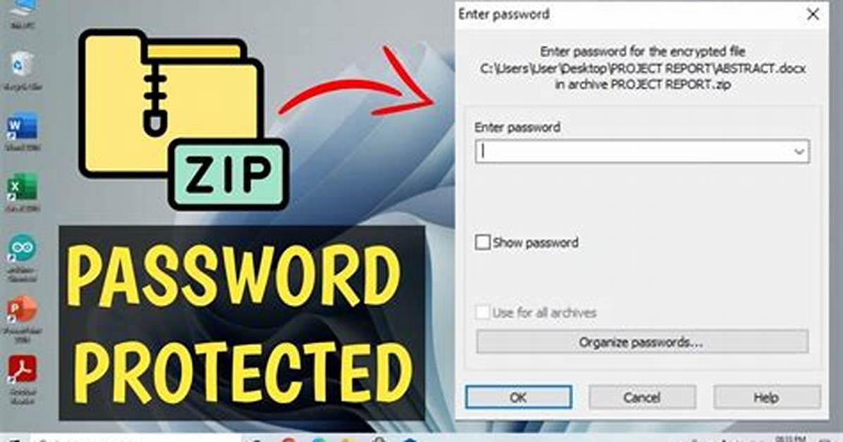 How Do I Create a Secure Zip File?