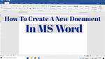 How Do I Create a Word Document on Android?