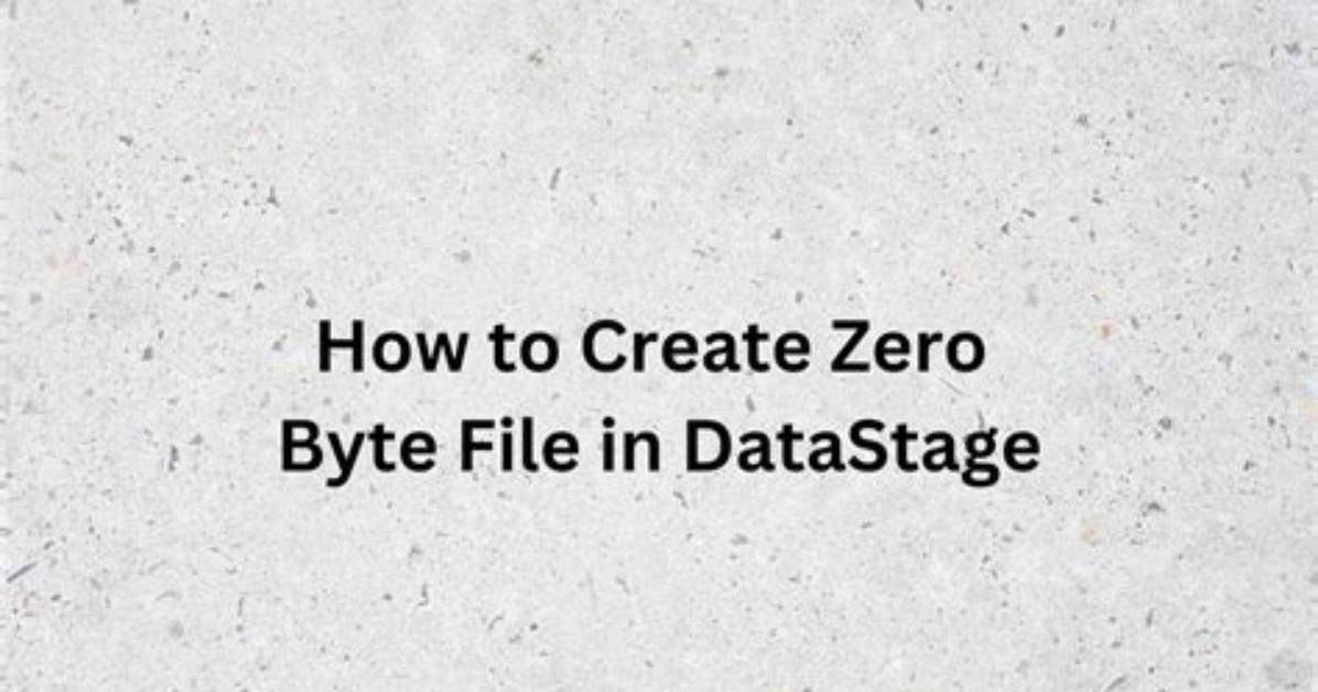 How Do I Create a Zero Byte File in Linux?