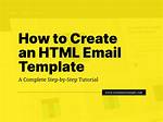 How Do I Create an Html Email?