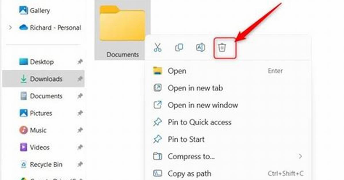How Do I Delete a Library Folder in Windows 7?