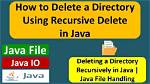 How Do I Delete a Recursive Directory in Unix?