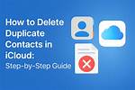 How Do I Delete Contacts from Cloud?