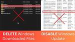 How Do I Delete Downloaded Windows Updates?