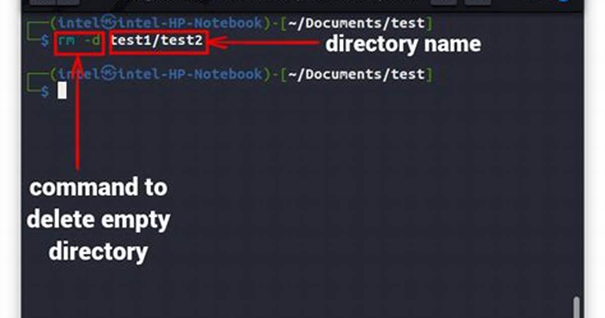 How Do I Delete Empty Directory in Linux?