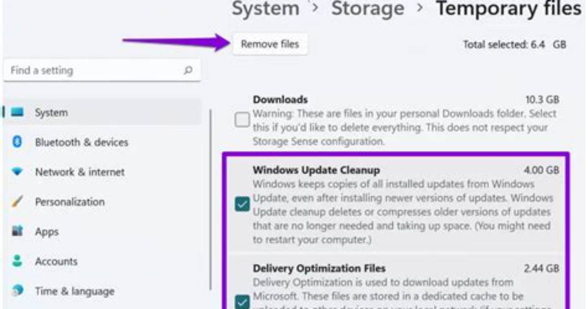 How Do I Delete Windows Update Files Windows 7?