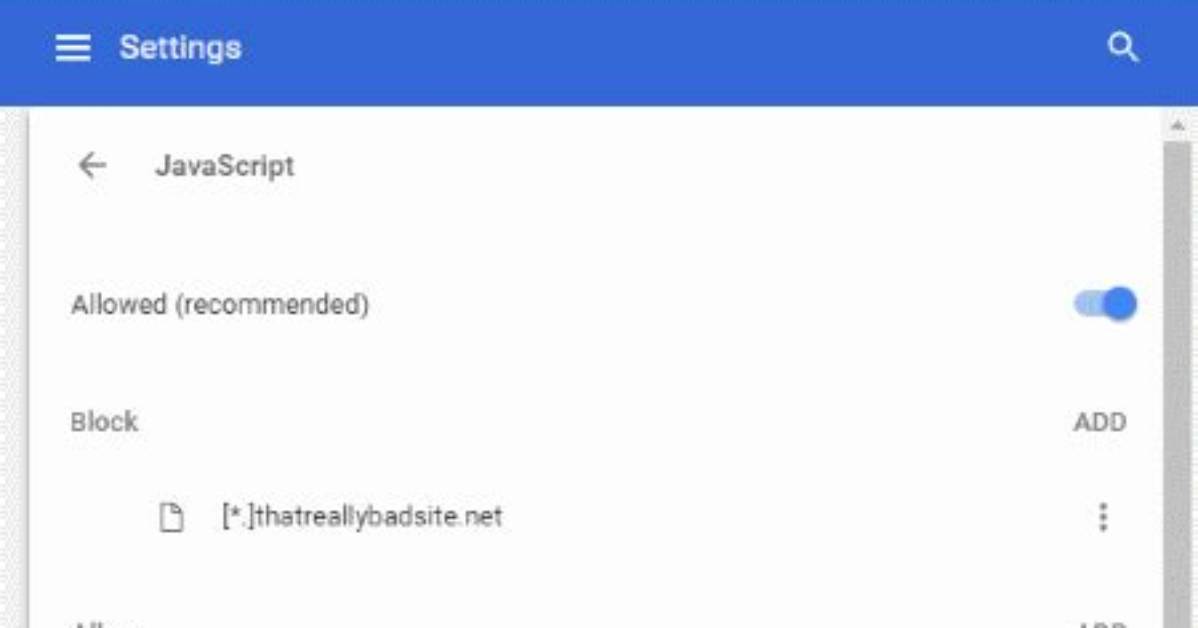 How Do I Disable Javascript in Chrome?