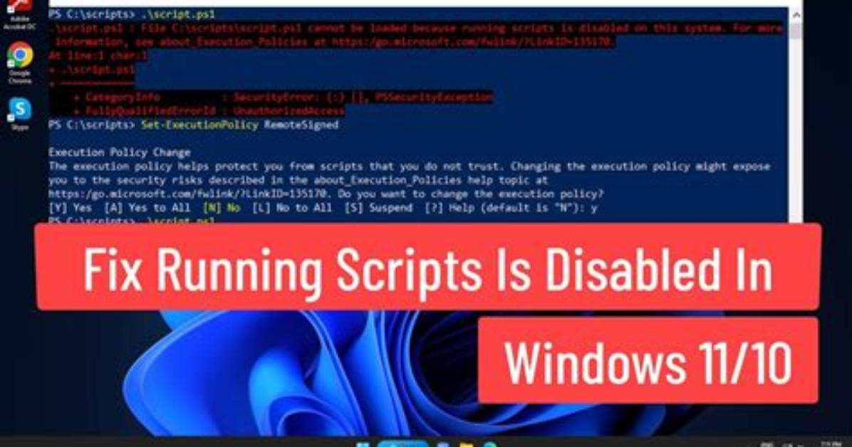 How Do I Disable Scripts?
