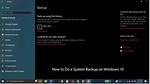How Do I Do a System Backup in Windows 8?