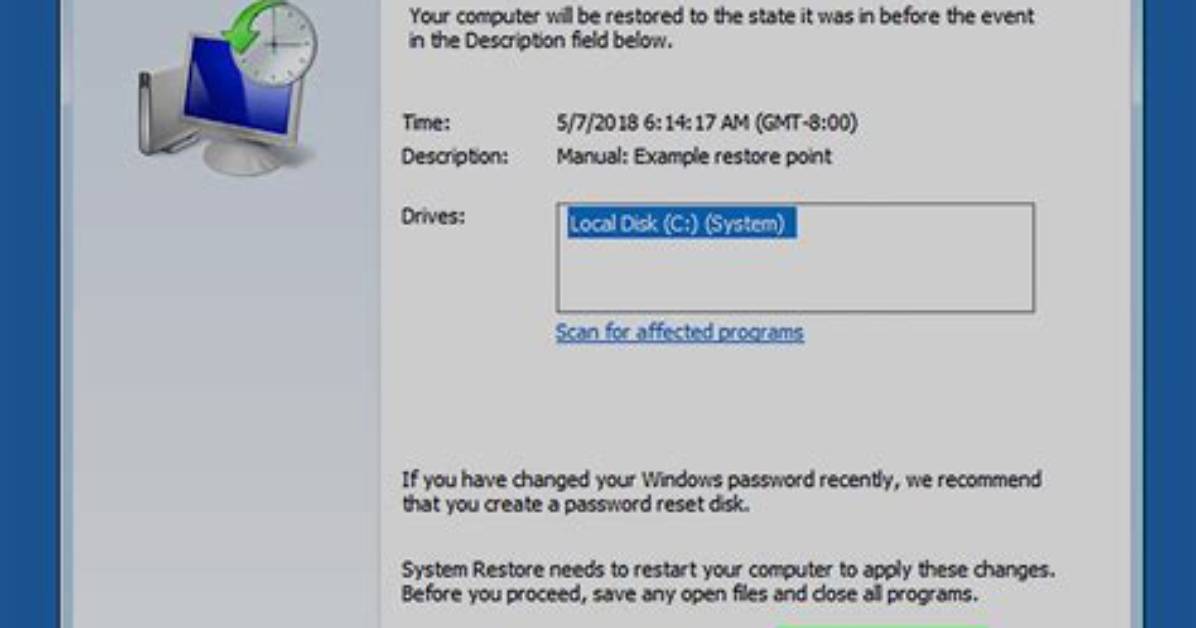 How Do I Do a System Restore from Bios?