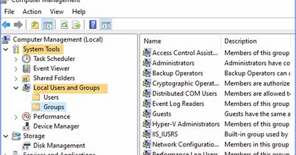 How Do I Edit Groups in Windows 10?
