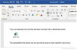 How Do I Embed a Document in a Word Document?
