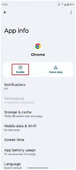 How Do I Enable Chrome on Android?
