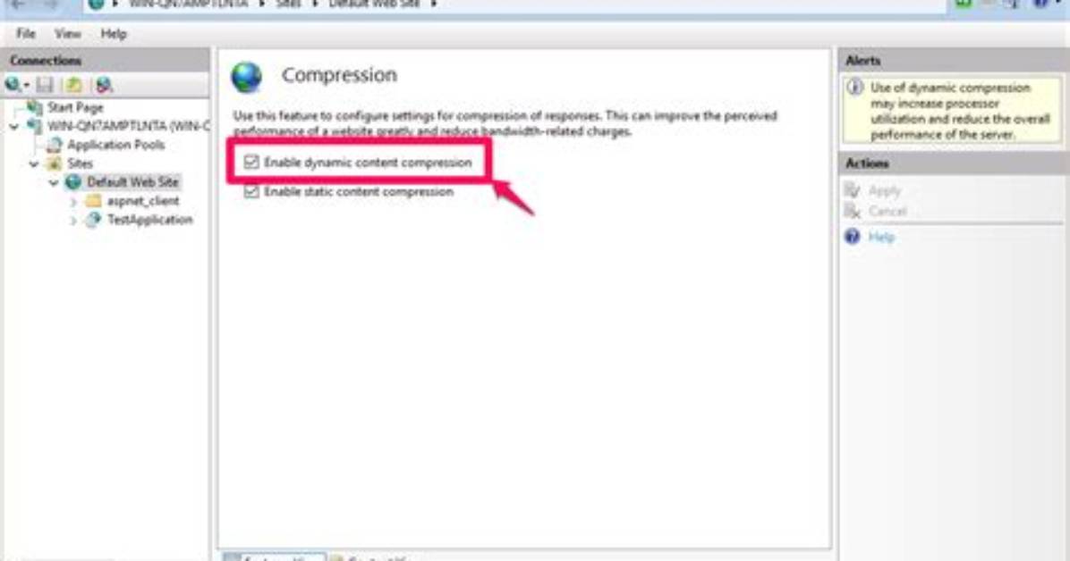 How Do I Enable Dynamic Content Compression in Iis 7?
