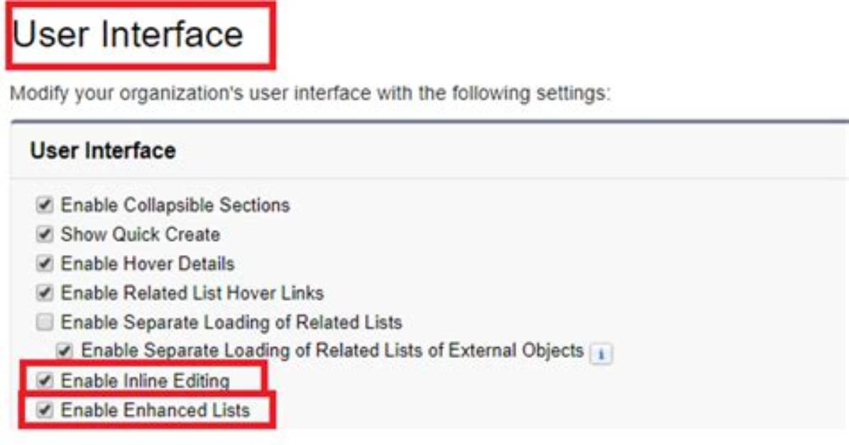 How Do I Enable Inline Editing in Salesforce Lightning