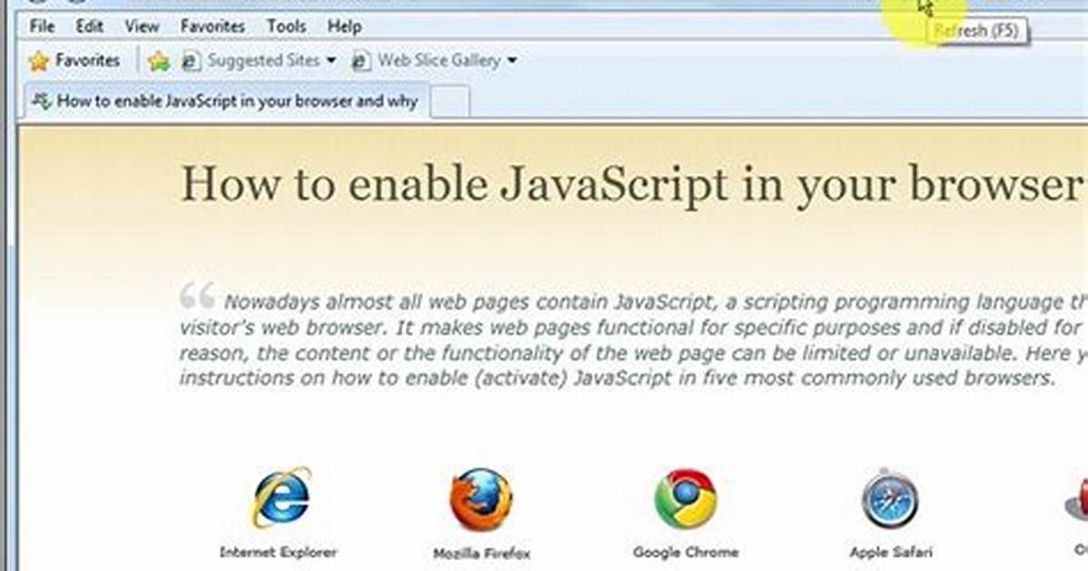 How Do I Enable Javascript on My Android Phone?