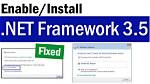 How Do I Enable Net Framework in Windows 7?