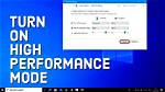How Do I Enable Performance Mode in Windows 10?