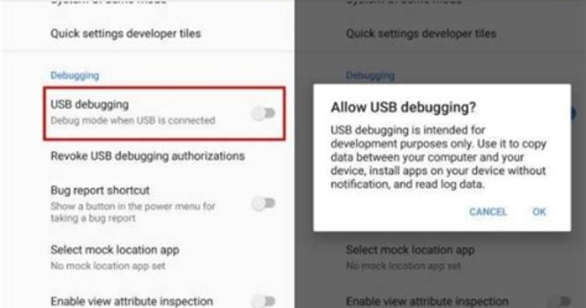 How Do I Enable Usb Debugging on Android Black Screen Adb?