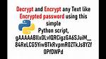 How Do I Encrypt a Python Script?
