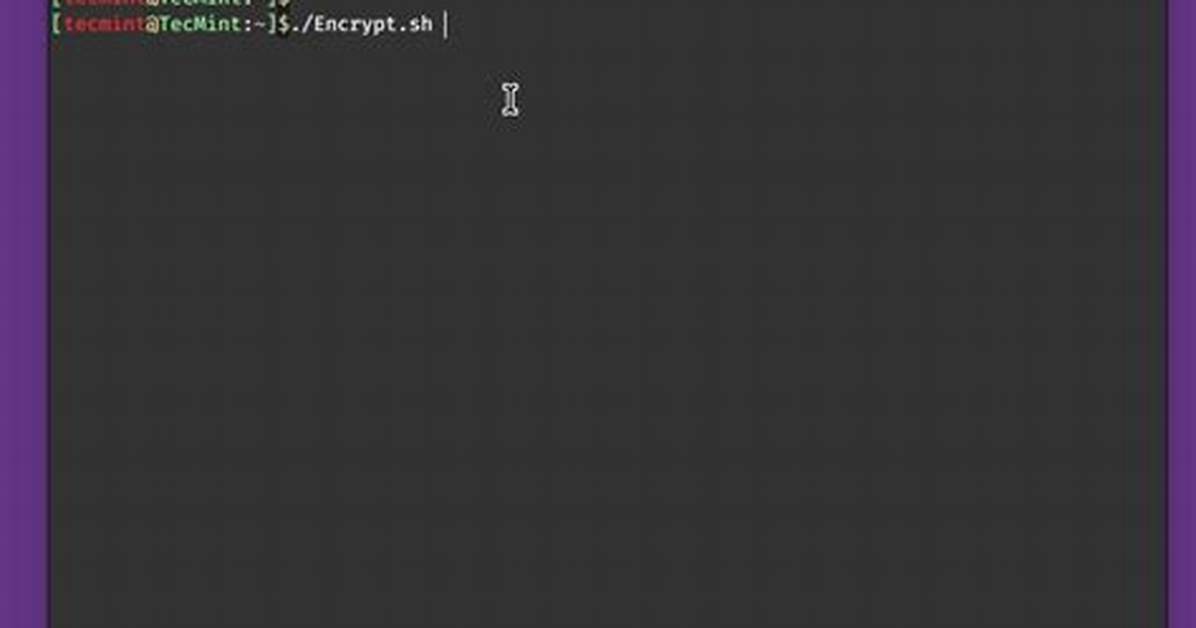 How Do I Encrypt a Script in Linux?