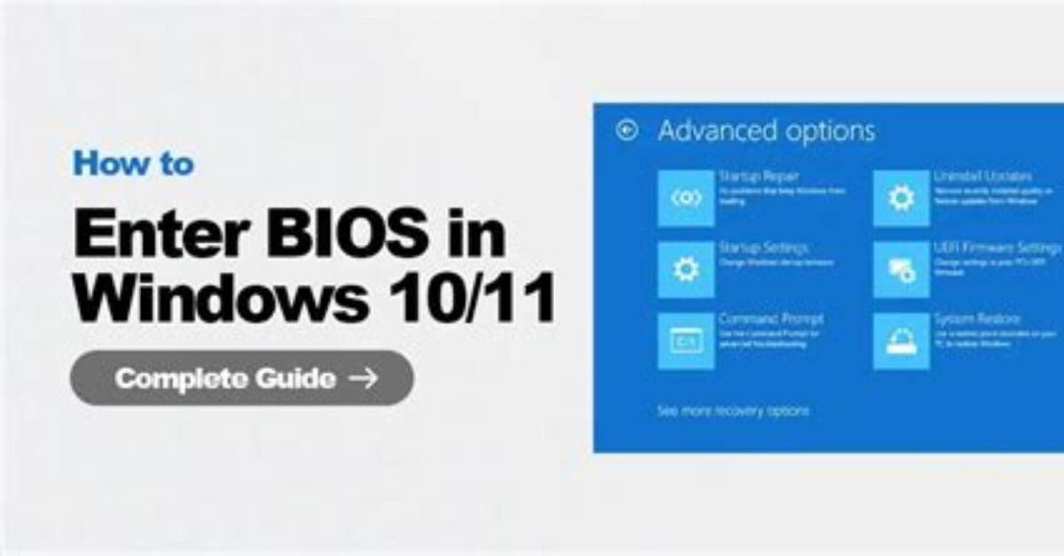 How Do I Enter Bios?