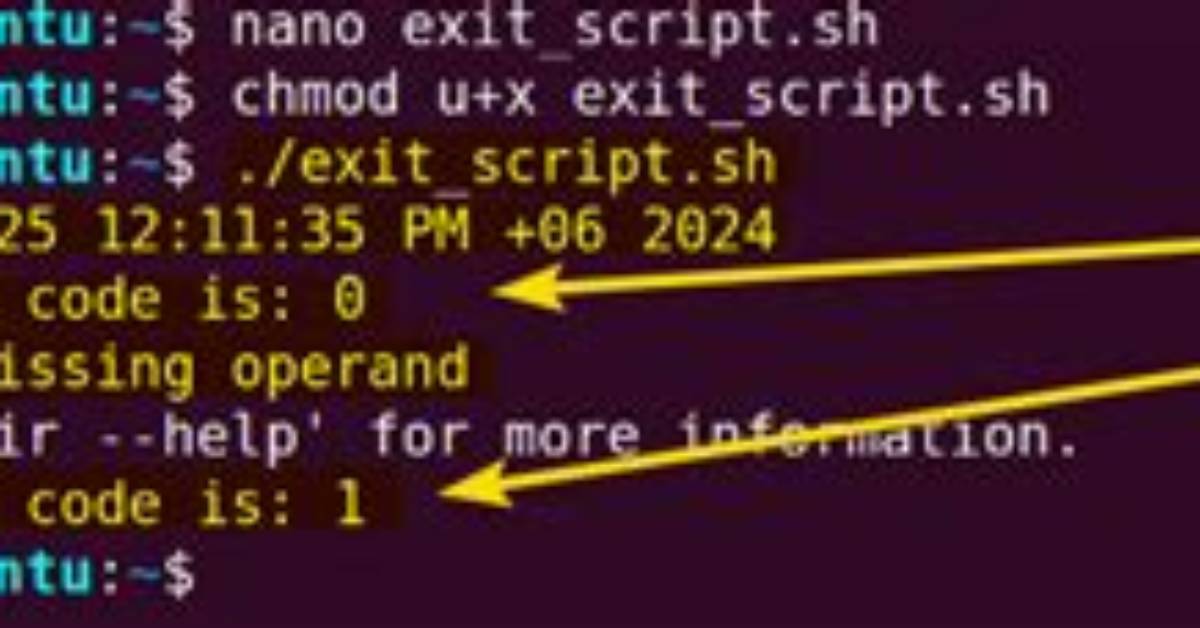How Do I Exit a Linux Script?