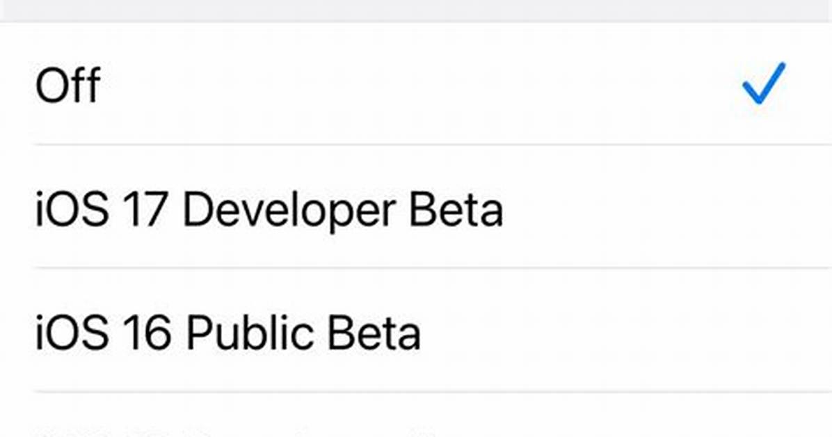 How Do I Exit iOS Beta Program?