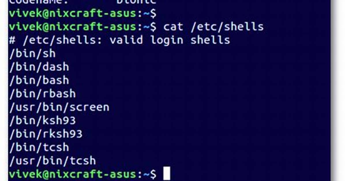 How Do I Find My Linux Shell Name?