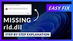 How Do I Fix a Missing Rld Dll?