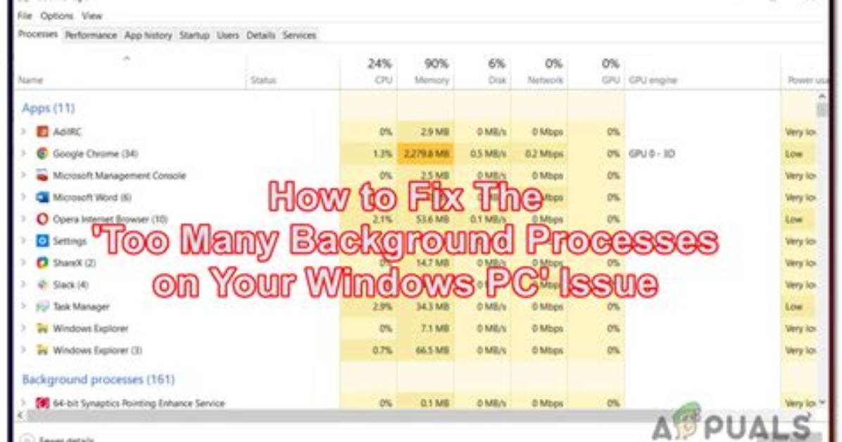 How Do I Fix Background Processes in Windows 10?
