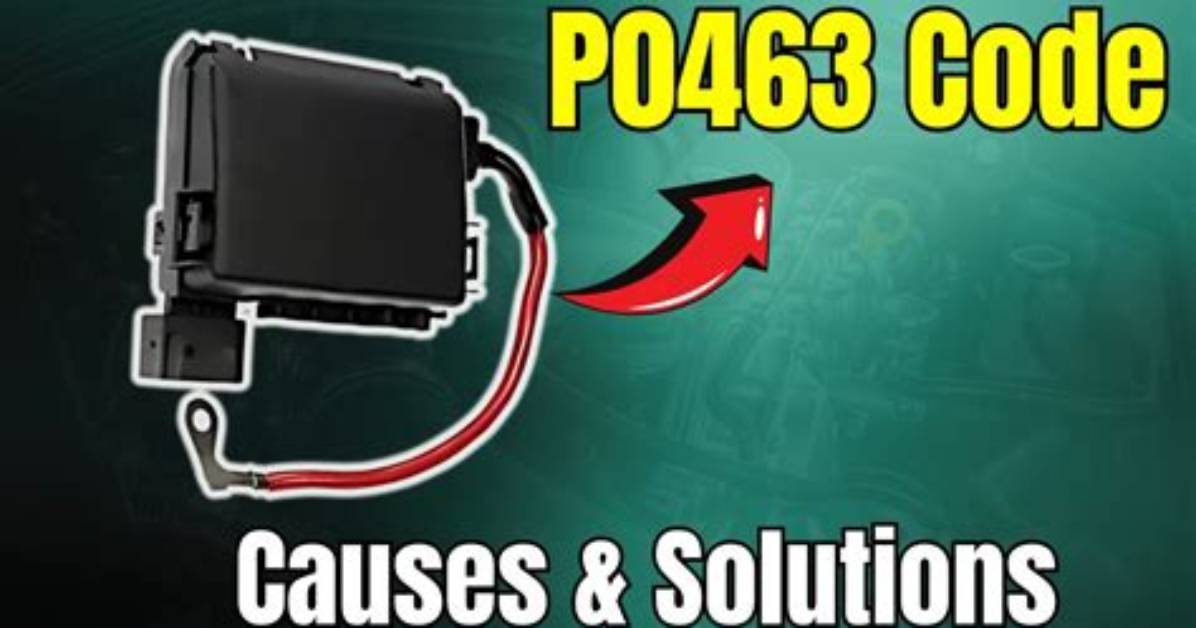 How Do I Fix Code Po463?