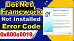 How Do I Fix Dot Net Framework in Windows 10?