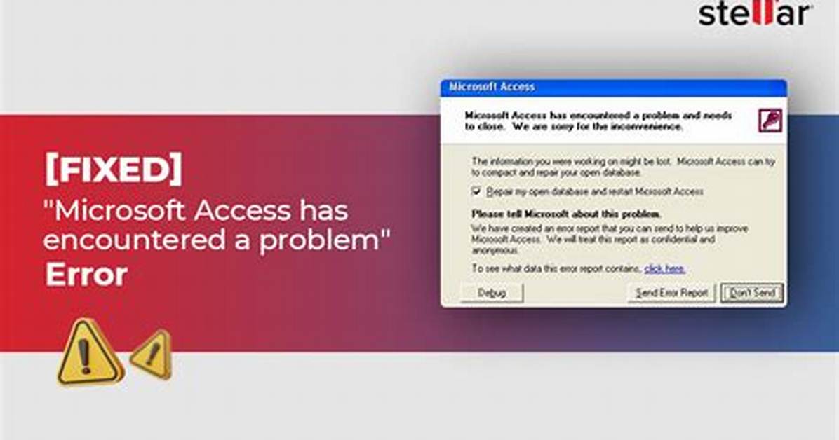 How Do I Fix Microsoft Access Error?