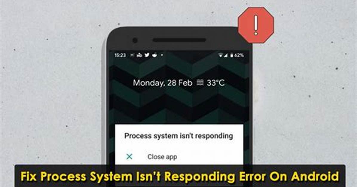 How Do I Fix Process Com Android Phone Isn’t Responding?