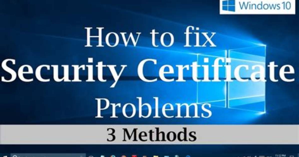 How Do I Fix Security Certificate Error on Android?