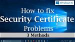 How Do I Fix Security Certificate Error on Android?