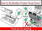 How Do I Fix the Drum Error on My Brother Printer?
