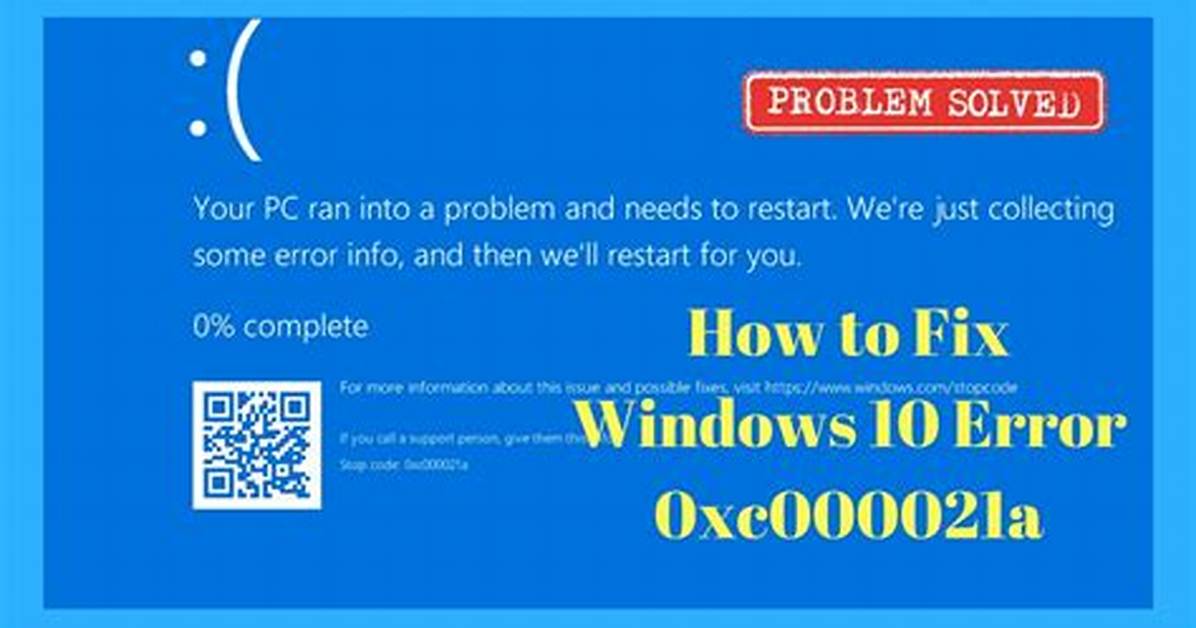 How Do I Fix Windows 10 Error Kmode Exception Not Handled?