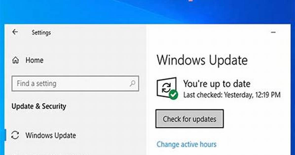 How Do I Force a Windows Update Manually?