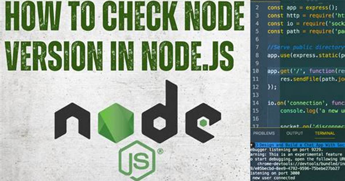 How Do I Get Node Js Version?