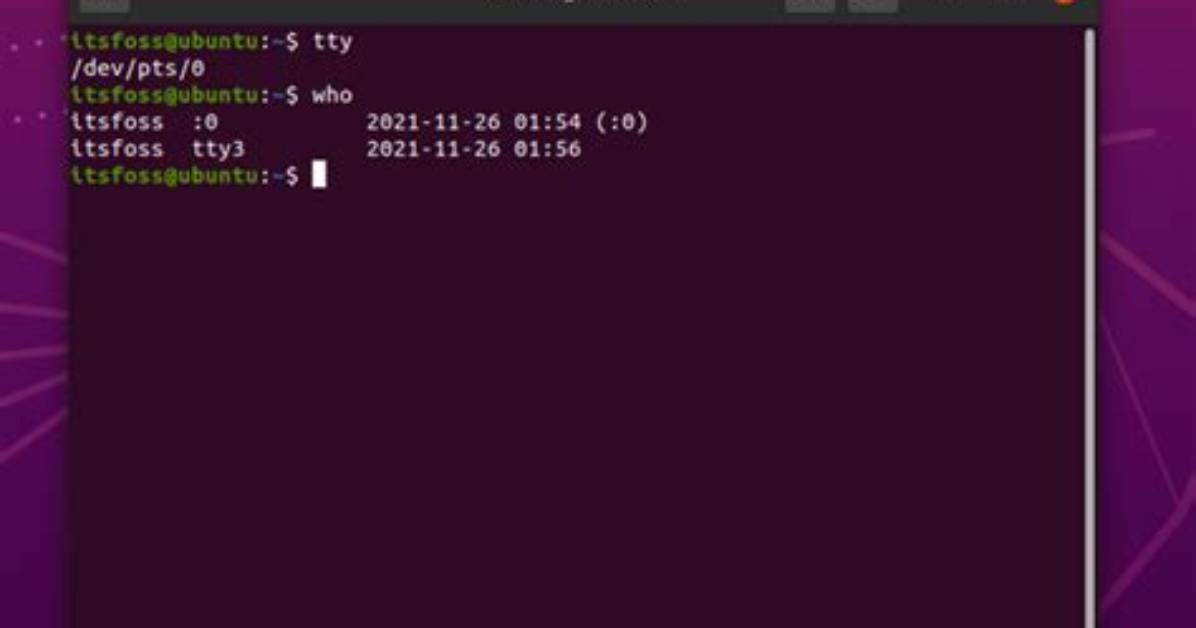 How Do I Get Tty in Linux?