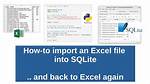 How Do I Import Excel into Sqlite?