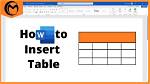 How Do I Insert a Table in Photoshop?