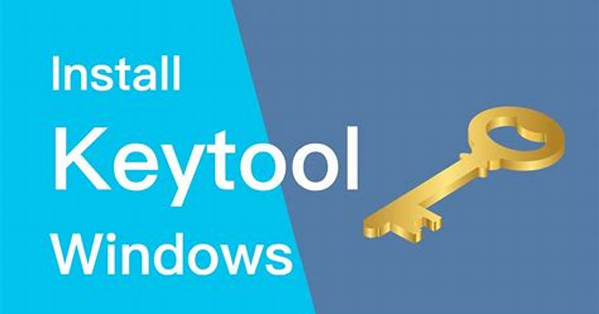 How Do I Install Keytool