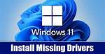 How Do I Install Missing Drivers Windows 7?